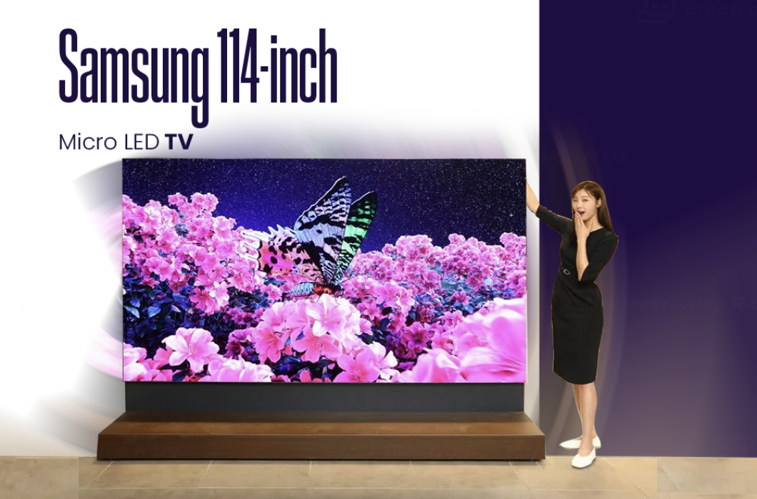 Samsung launches a 114-inch Micro LED TV