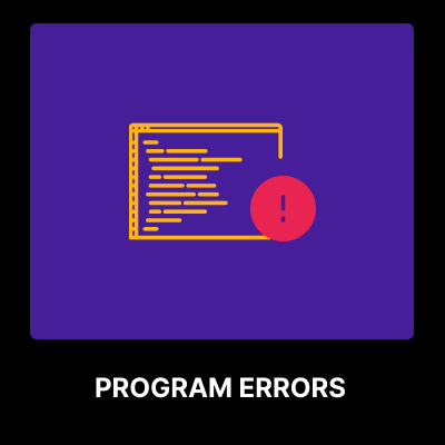 Program errors and Crashes