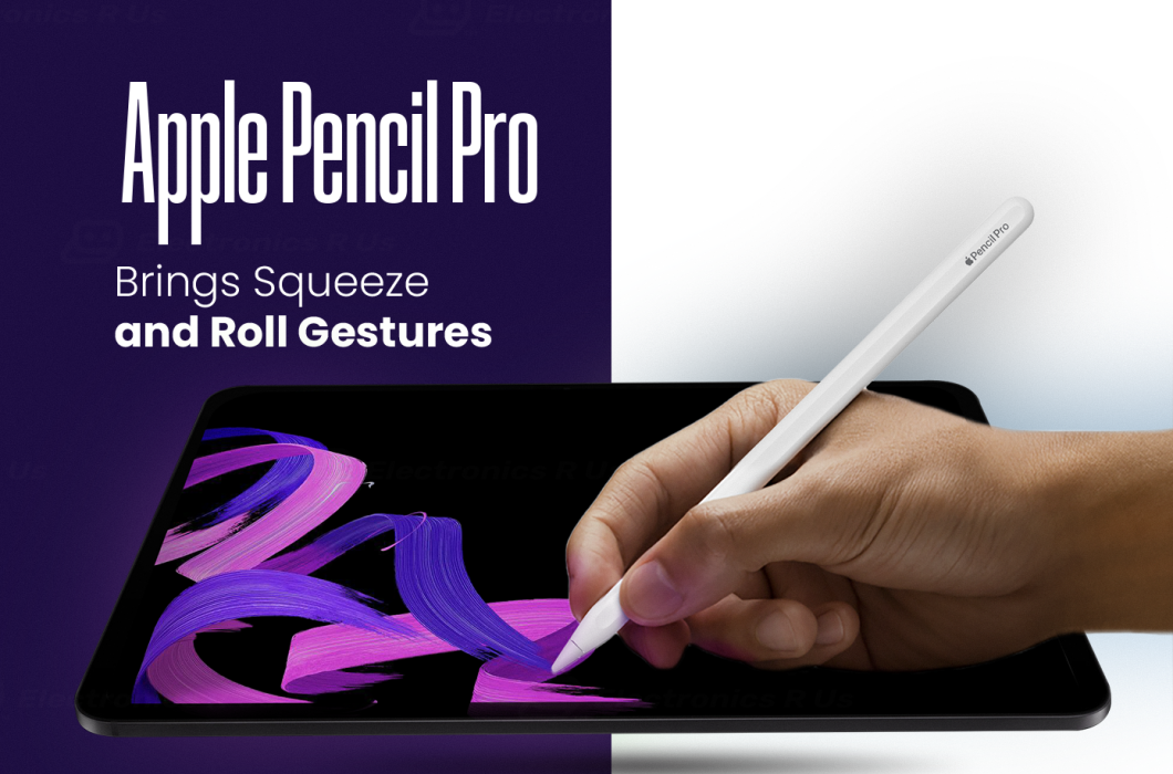 Apple Pencil Pro brings squeeze and roll gestures, haptic feedback