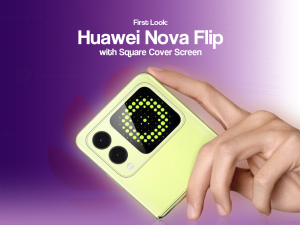 Huawei Previews Nova Flip Featuring Square Cover Display