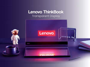 See Through the Future: Lenovo Unveils Transparent Display in ThinkBook