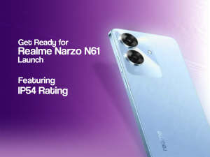 Realme Narzo N61 Launching on July 29 with IP54 Rating