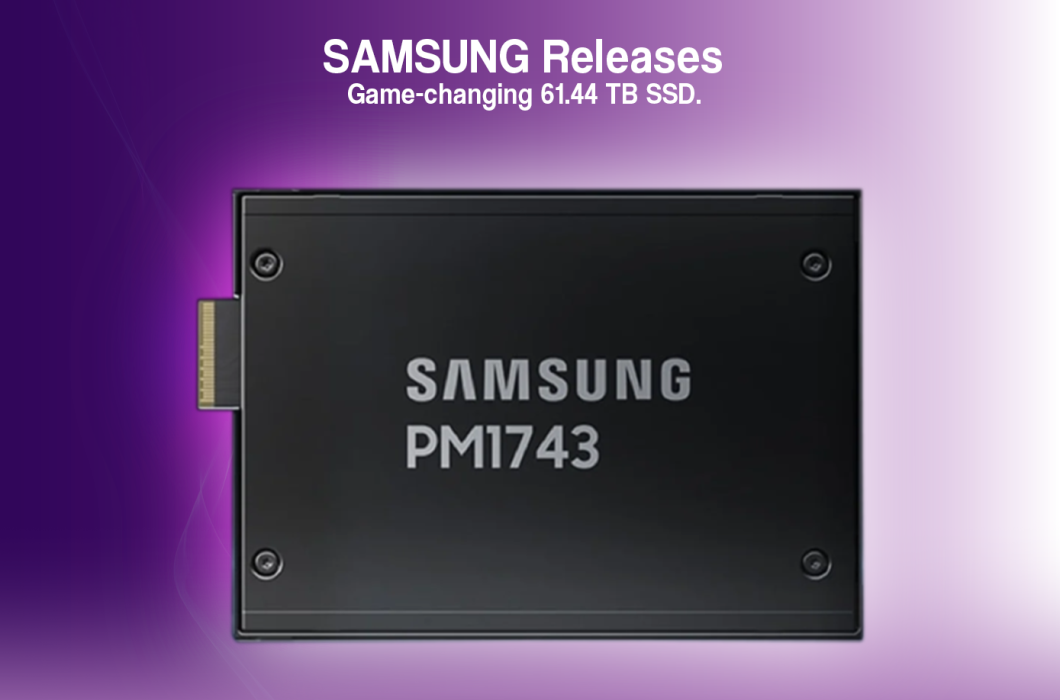 Samsung Releases First High-Capacity 61.44TB SSD